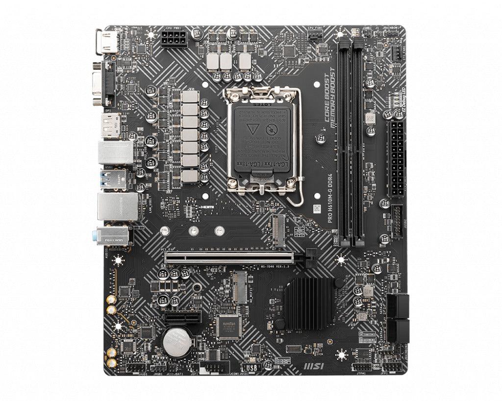 MSI Pro H610M-G DDR4 Intel Motherboard - DataBlitz