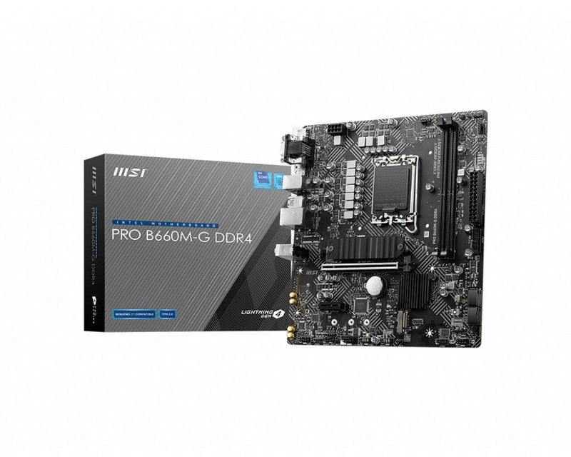 MSI Pro B660M-G DDR4 Intel Motherboard - DataBlitz