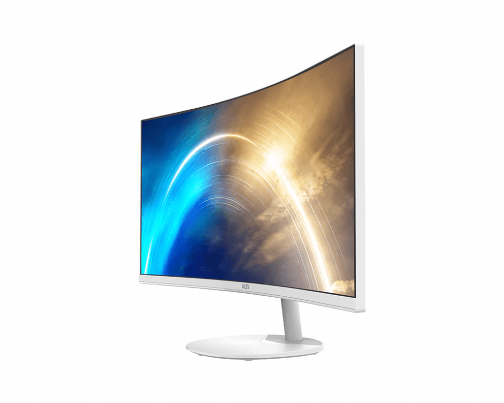 MSI PRO MP341CQW 34" UWQHD CURVED BUSINESS & PRODUCTIVITY MONITOR (WHITE) - DataBlitz