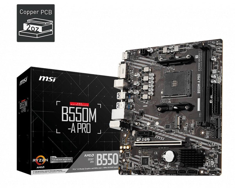 MSI B550M-A Pro AMD Motherboard - DataBlitz