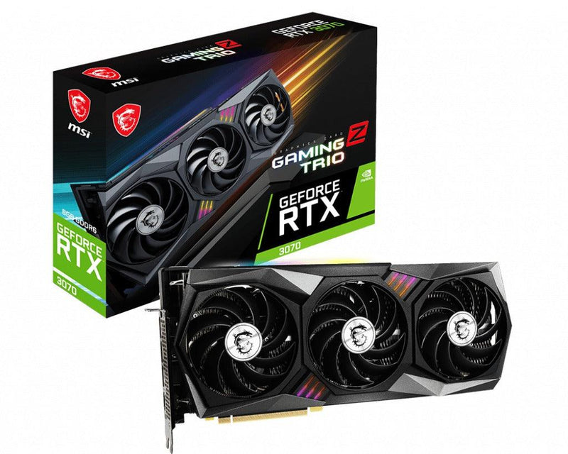 MSI Geforce RTX 3070 Gaming Z Trio 8G LHR Graphics Card - DataBlitz