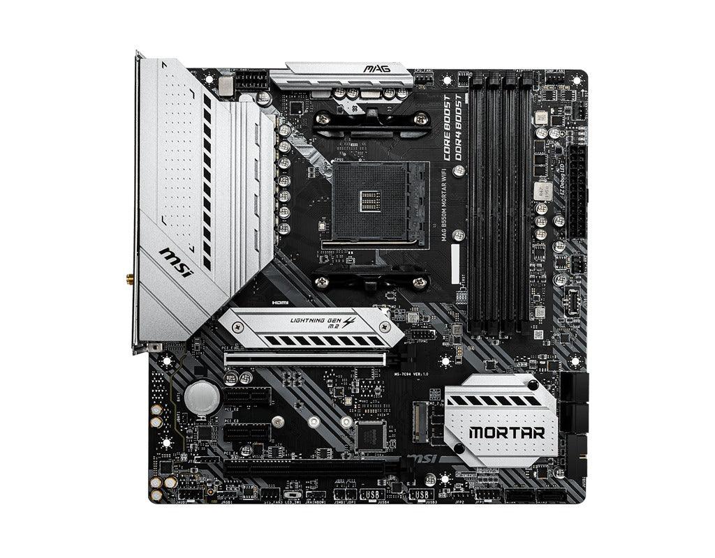 MSI MAG B550M Mortar WIFI AMD Motherboard - DataBlitz