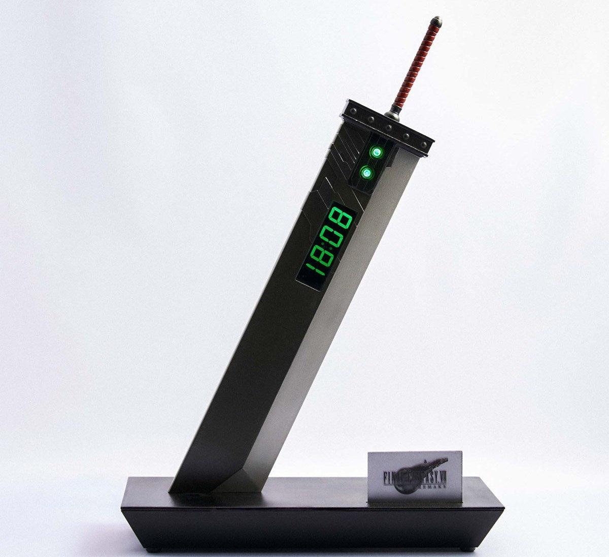 Final Fantasy VII Remake Digital Clock - Buster Sword - DataBlitz
