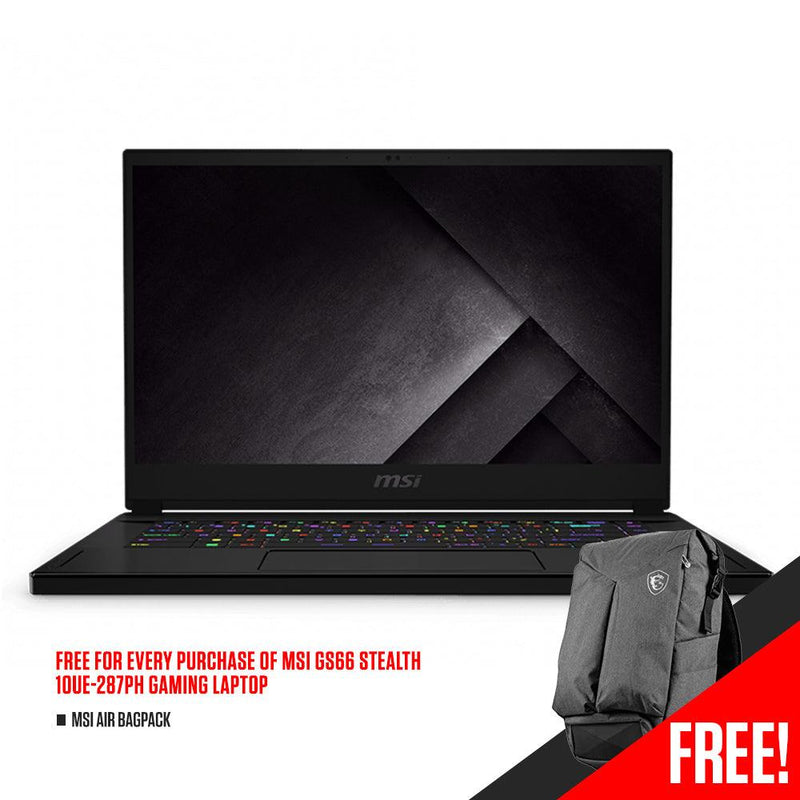 MSI GS66 STEALTH 10UE-287PH 15.6" GAMING LAPTOP - DataBlitz