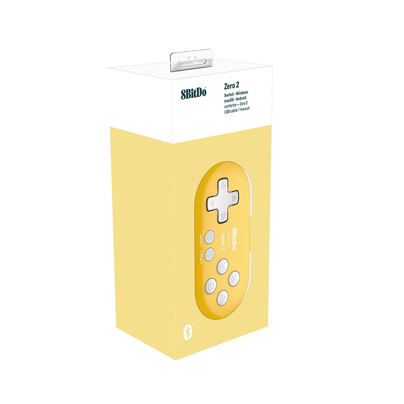 8BITDO ZERO 2 BLUETOOTH GAMEPAD YELLOW EDITION (SWITCH/WINDOWS/MACOS ...