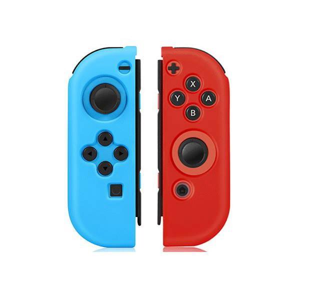 AKITOMO NSW JOY-CON (L/R) SILICON COVER RED/BLUE (AKSW-107RB) - DataBlitz