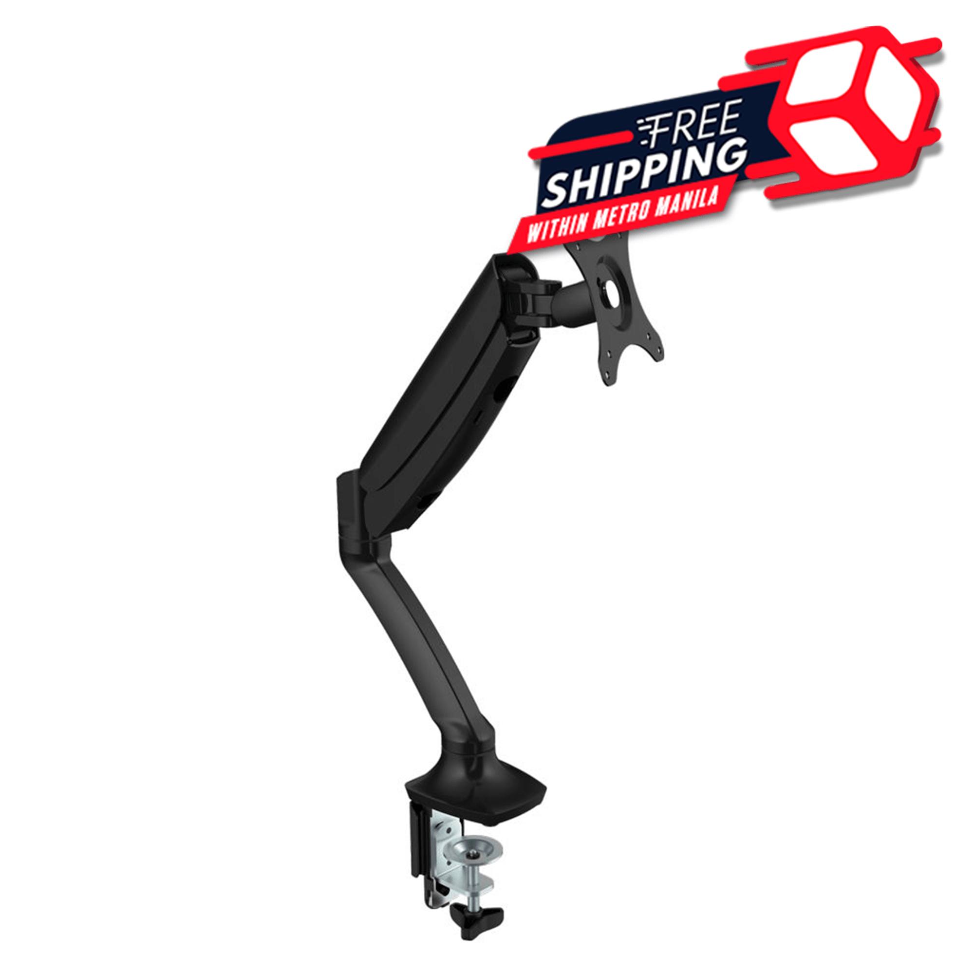 FLEXISPOT SINGLE DESKTOP MONITOR MOUNT 10-27 INCHES (F7B) - DataBlitz