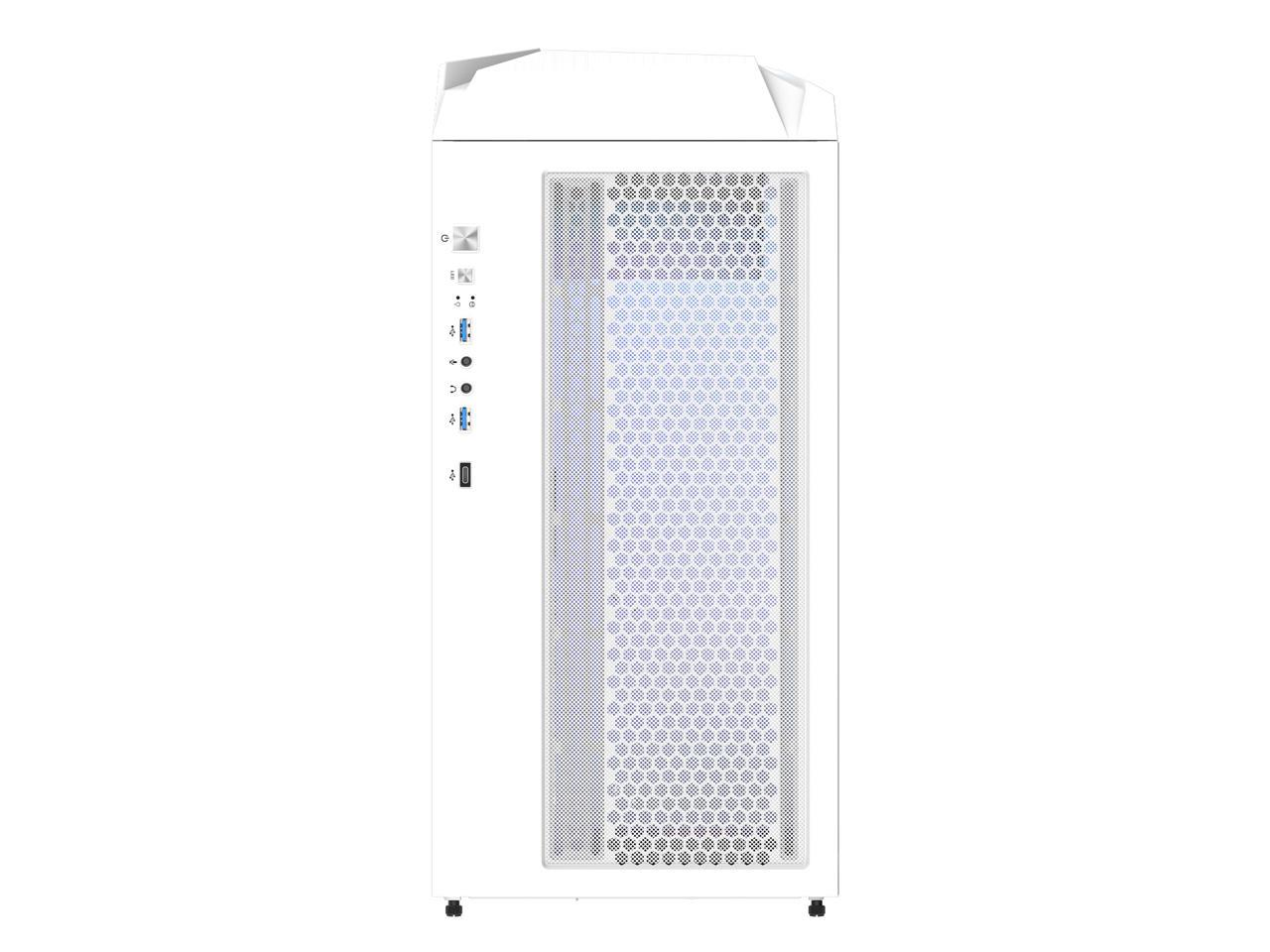 Gigabyte C301 Tempered Glass RGB ATX Mid-Tower PC Case - White