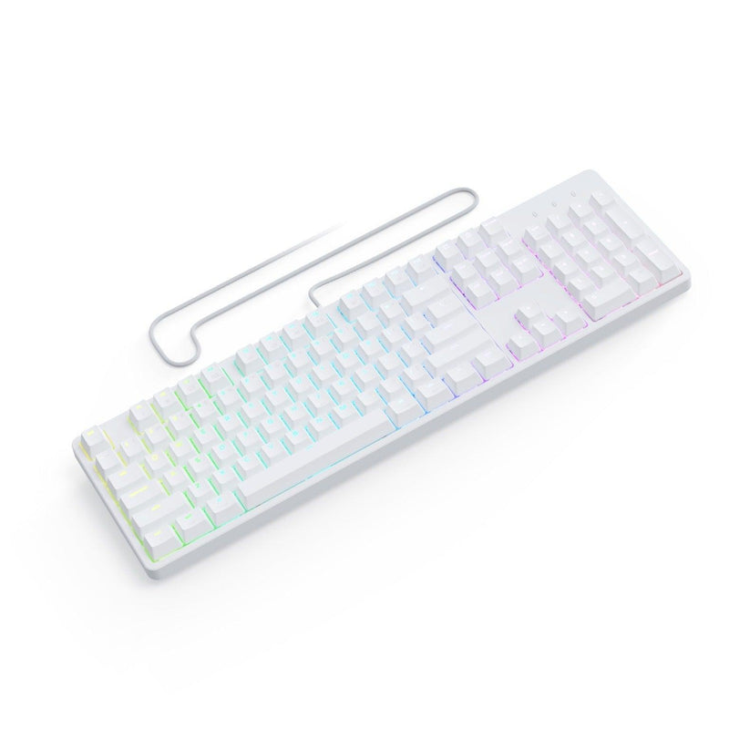 PWNAGE Ultra Custom Optical Mechanical Gaming Keyboard White (Clicky Blue Switches) (UC-MK-WF-OC) - DataBlitz