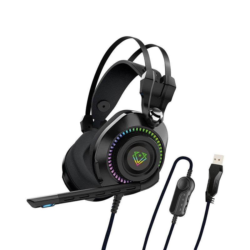 VERTUX BOGOTA HIGH DEFINITION GAMECOMMAND OVER-EAR GAMING HEADSET (BLACK) - DataBlitz