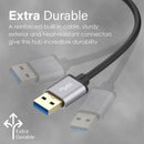 PROMATE EZHUB-7 USB 3.0 PORTS ALUMINUM ALLOY USB HUB WITH DUAL INPUT (BLACK) - DataBlitz