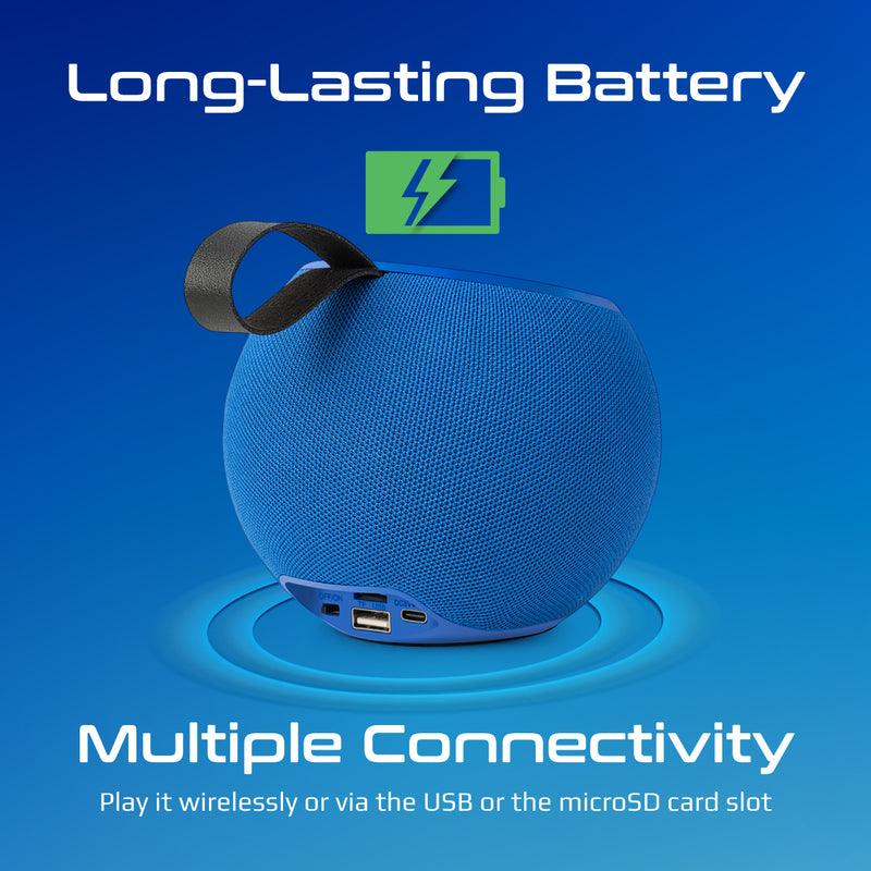 Promate Juggler Lumiflux Wireless High-Definition Speaker (Blue) - DataBlitz