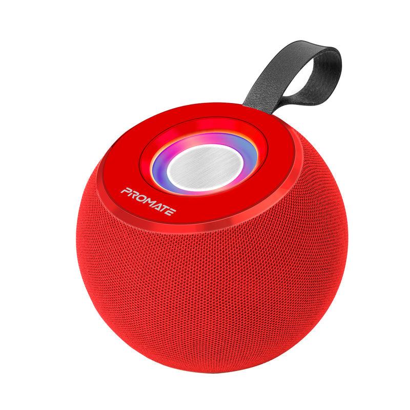 Promate Juggler Lumiflux Wireless High-Definition Speaker (Red) - DataBlitz