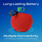 Promate Juggler Lumiflux Wireless High-Definition Speaker (Red) - DataBlitz