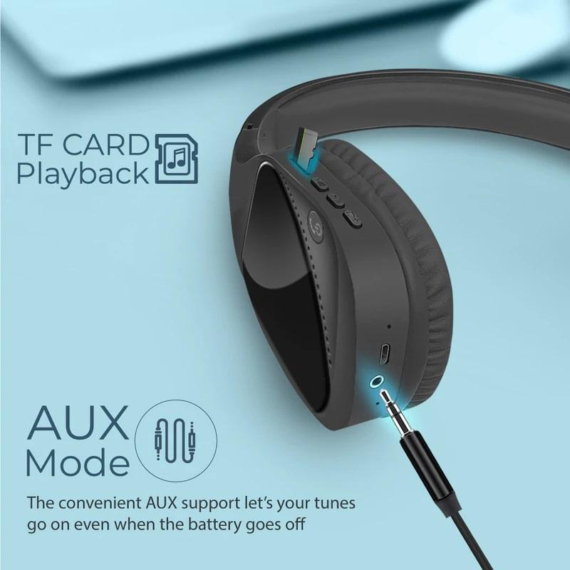 PROMATE NOVA BALANCED HI-FI STEREO WIRELESS HEADPHONE (BLACK) - DataBlitz
