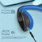 PROMATE Nova Balanced Hi-Fi Stereo Wireless Headphones (Blue) - DataBlitz