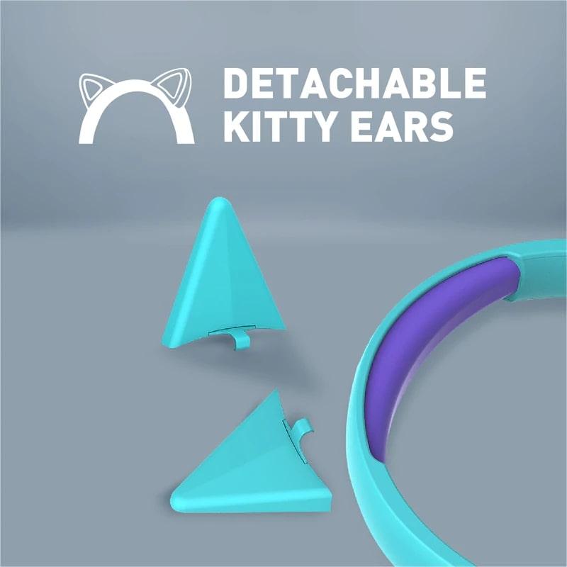 PROMATE JEWEL HD STEREO KIDSAFE WIRED HEADSET (AQUA) - DataBlitz