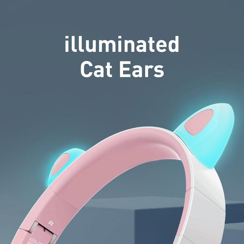 Promate Panda Kidsafe Kawaii Style Wireless Kids Headphone (Bubblegum) - DataBlitz