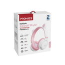 Promate Panda Kidsafe Kawaii Style Wireless Kids Headphone (Bubblegum) - DataBlitz