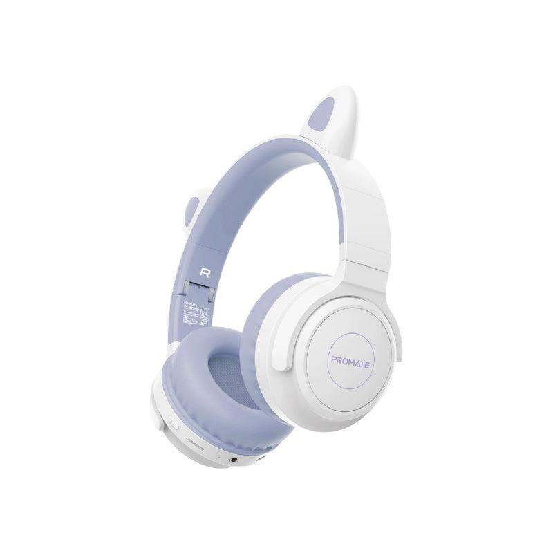 Promate Panda Kidsafe Kawaii Style Wireless Kids Headphone (Lilac) - DataBlitz