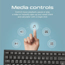 Promate Procombo-12 Sleek Profile Full Size Wireless Keyboard & Mouse - DataBlitz