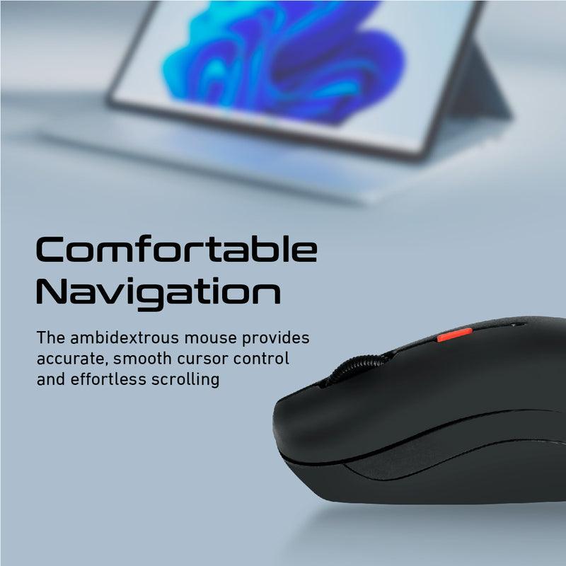 Promate Procombo-12 Sleek Profile Full Size Wireless Keyboard & Mouse - DataBlitz