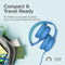 PROMATE Simba Over-Ear Hi-Definition Safe Audio Wired Headset (Aqua) - DataBlitz