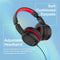 PROMATE Simba Over-Ear Hi-Definition Safe Audio Wired Headset (Black) - DataBlitz