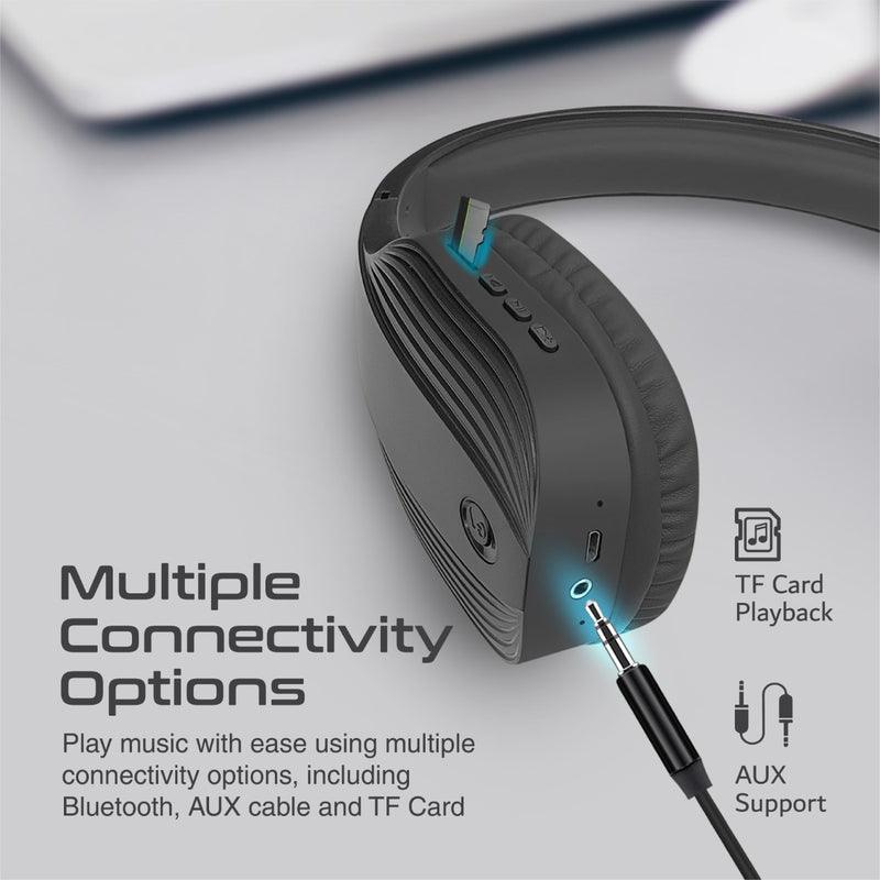 Promate Terra High Sonic Performance Wireless Headphones (Black) - DataBlitz
