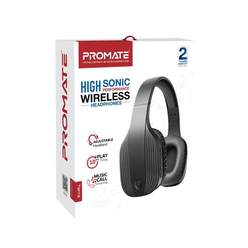 DataBlitz Promate Terra High Sonic Performance Wireless Headphones