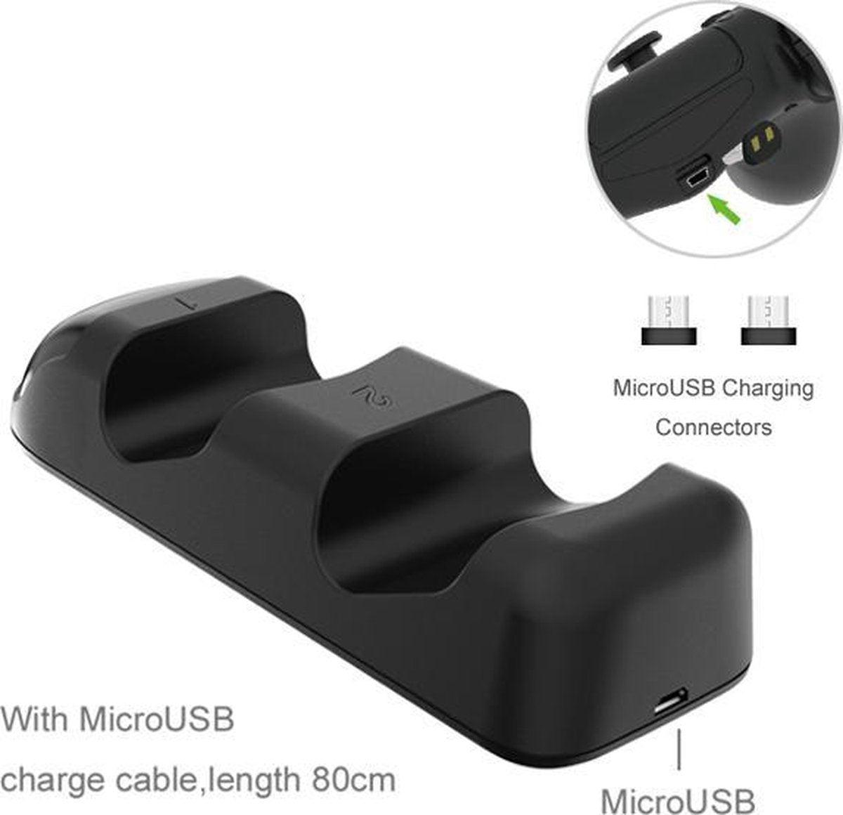 Ps4 Dobe Dual Charging Dock For P4 Wireless Controller (Ps4/Slim/Pro) Tp4-1877 - DataBlitz