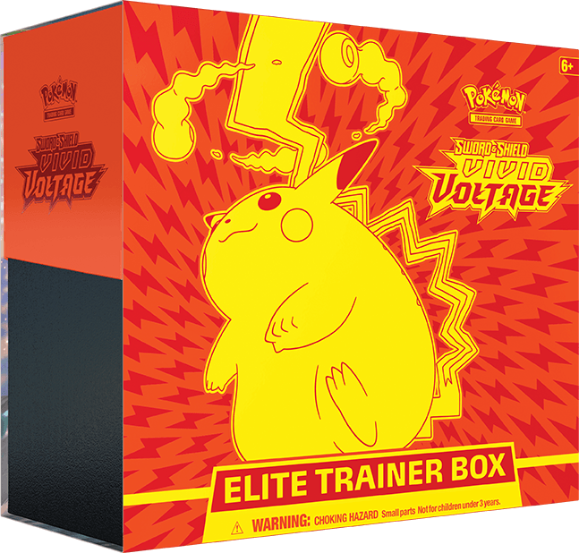 POKEMON TRADING CARD GAME SS4 SWORD & SHIELD VIVID VOLTAGE ELITE TRAINER BOX - DataBlitz