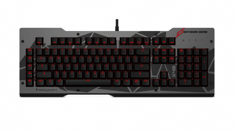 Division Zero X40 Pro Gaming Mech. Keyboard w/ Alpha-Zulu Gaming Switch Linear Exp. - DataBlitz