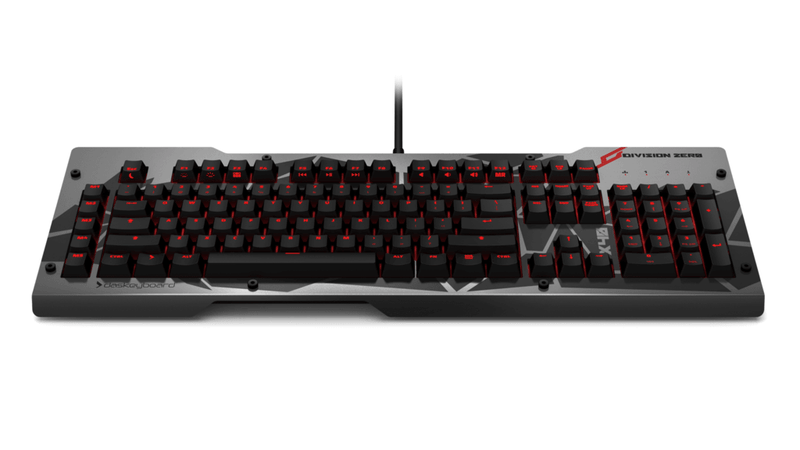 Division Zero X40 Pro Gaming Mech. Keyboard w/ Alpha-Zulu Gaming Switch Tactile Exp. - DataBlitz