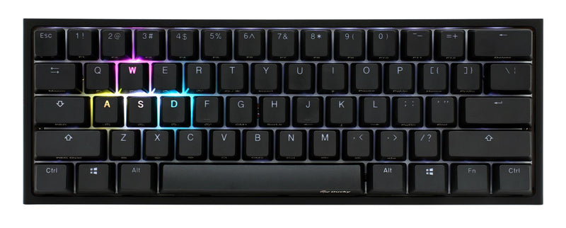 DUCKY ONE 2 MINI V2 RGB LED PBT DOUBLE SHOT MECHANICAL KEYBOARD (CHERRY MX RGB SILENT RED SWITCH) (DKON2061ST-SUSPDAZT1) - DataBlitz