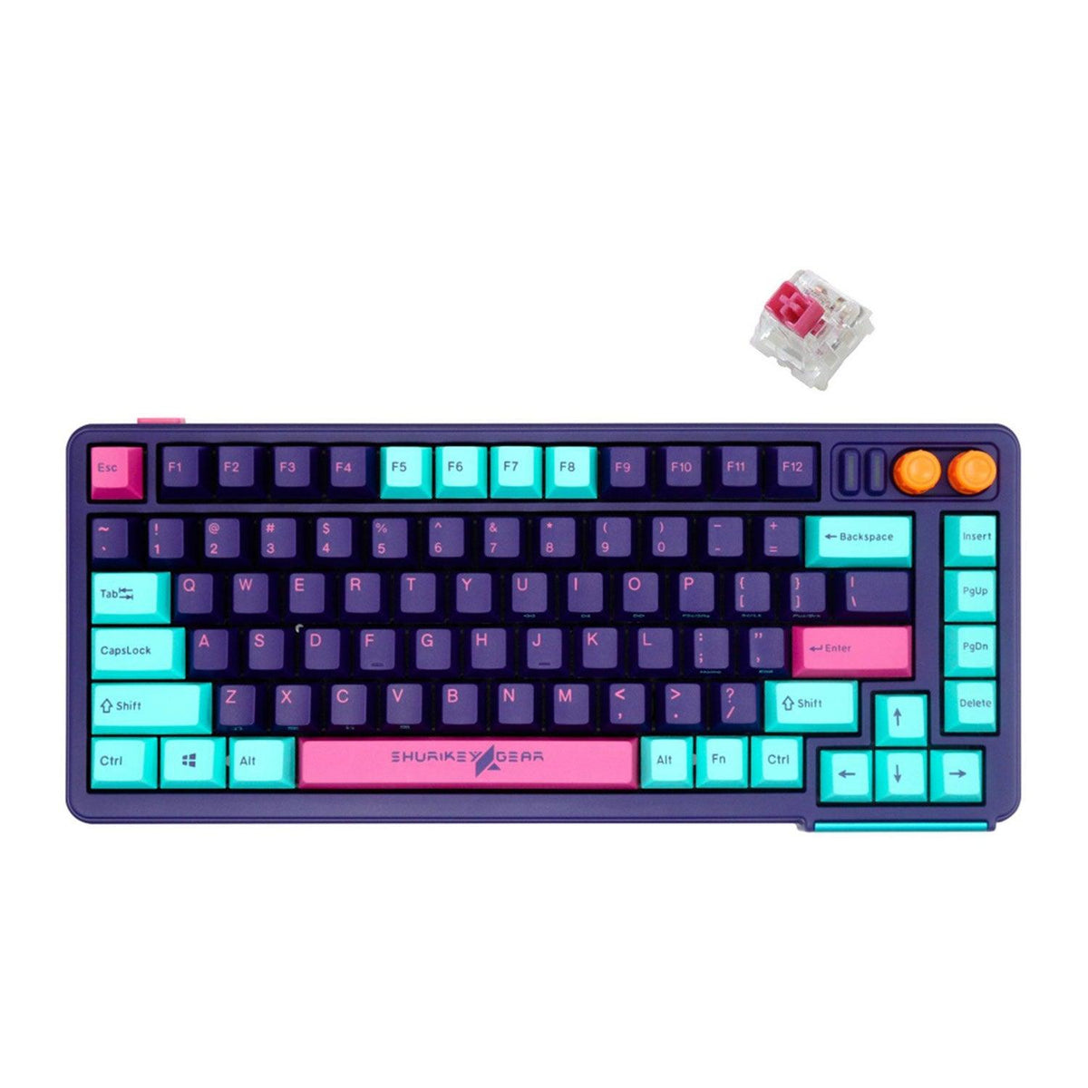 SHURIKEY SZB81 Saizo 003 Mechanical Keyboard (Varmilo EC Rose V2) (S03A003B002C1D01E009) - DataBlitz