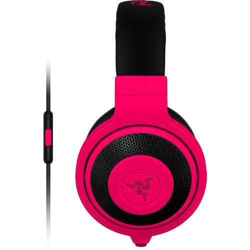 Review Razer Kraken Mobile Neon Red Music Headphones Razer Kraken