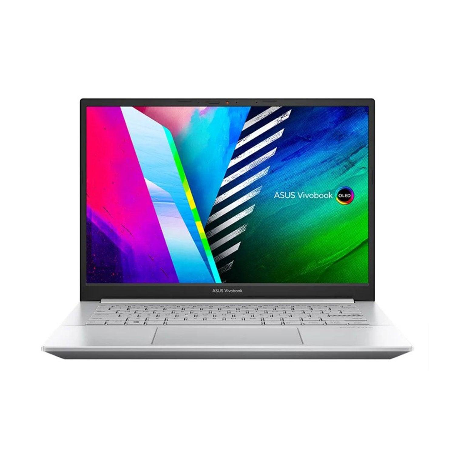 ASUS Vivobook PRO 14 Oled M3401QA-KM050WS Laptop (Silver) | 14”  WQXGA |  Ryzen™ 5 5600H | 8GB DDR4  | 512 GB SSD | Radeon™ Graphics | Windows 11 Home | MS Office Home & Student 2021 | ASUS BP1504 Casual Backpack - DataBlitz