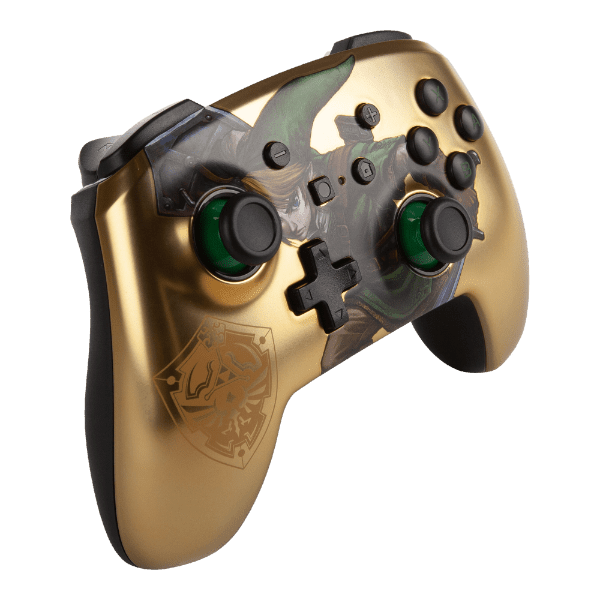 POWER A NSW ENHANCED WIRELESS CONTROLLER THE LEGEND OF ZELDA (LINK GOLD) FOR N-SWITCH / SWITCH LITE - DataBlitz