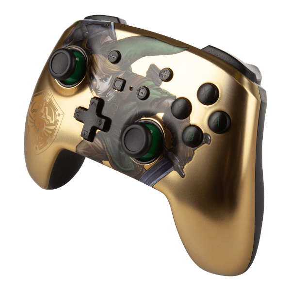 POWER A NSW ENHANCED WIRELESS CONTROLLER THE LEGEND OF ZELDA (LINK GOLD) FOR N-SWITCH / SWITCH LITE - DataBlitz
