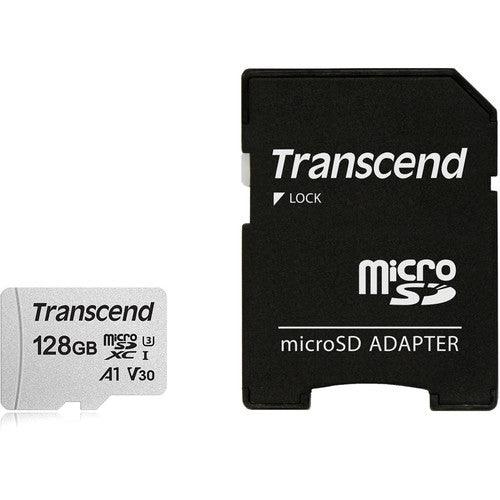 Transcend 128GB UHS-I MICROSD 300S W/Adapter - DataBlitz