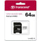 Transcend 64GB UHS-I MICROSD 300S W/Adapter - DataBlitz