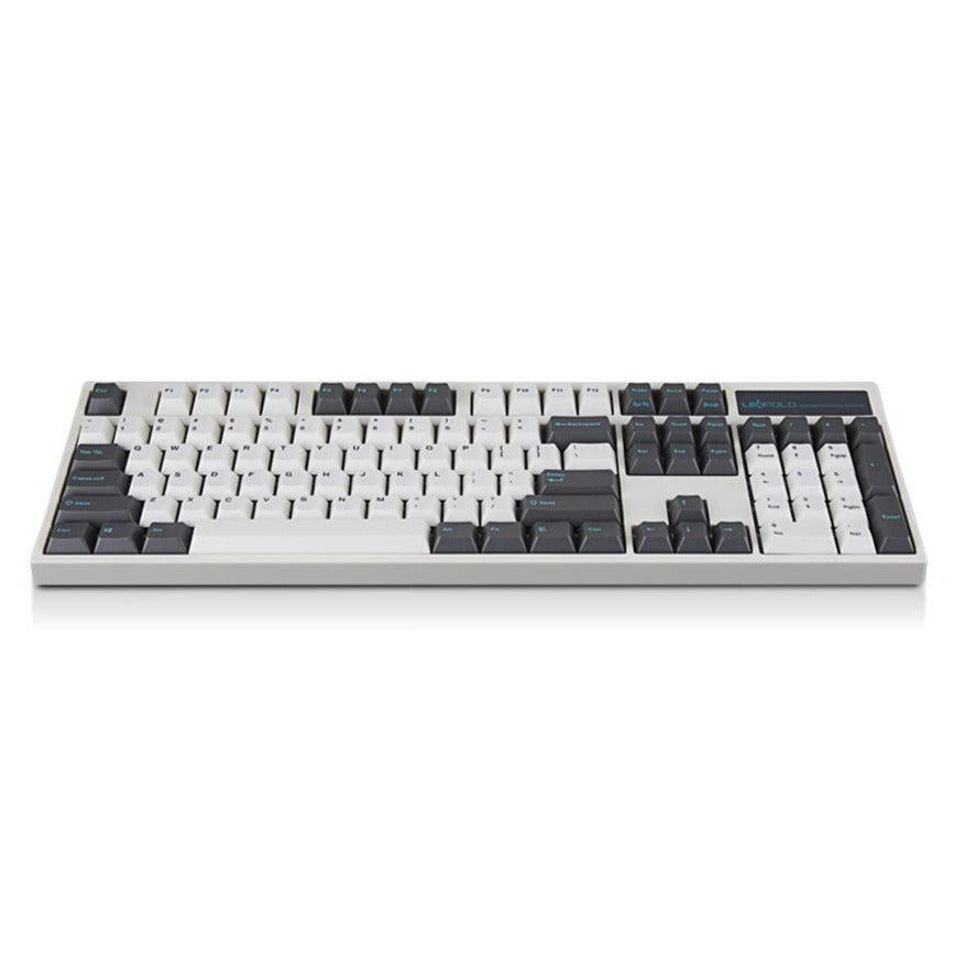 LEOPOLD 104-KEYS MECHANICAL KEYBOARD TWO-TONE WHITE/DARK GRAY KEYCAPS (CLEAR SWITCH) (FC900RW/EWDPD) - DataBlitz