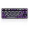 LEOPOLD 87-KEYS MECHANICAL KEYBOARD TWO-TONE GRAY/PURPLE KEYCAPS + WHITE FONT (SILENT RED SWITCH) (FC750RS/EGPPD(B)) - DataBlitz