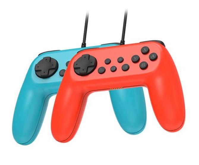 DOBE NSW Wired Controller For N-Switch 1.8 Line Length Neon Red/Neon Blue (TNS-19068)