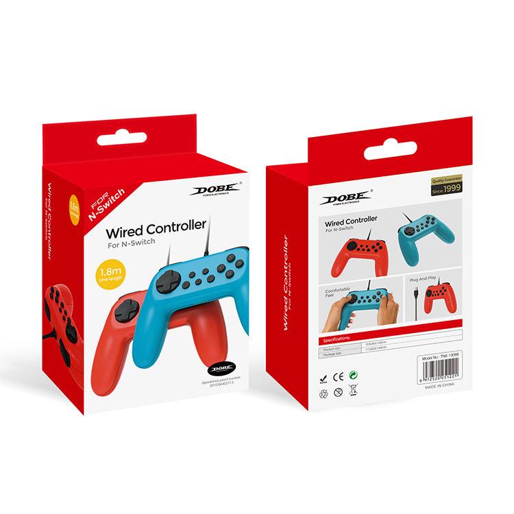 Nobe Switch DOBE NSW Wired Controller For N-Switch 1.8 Line Length Neon Red/Neon ...