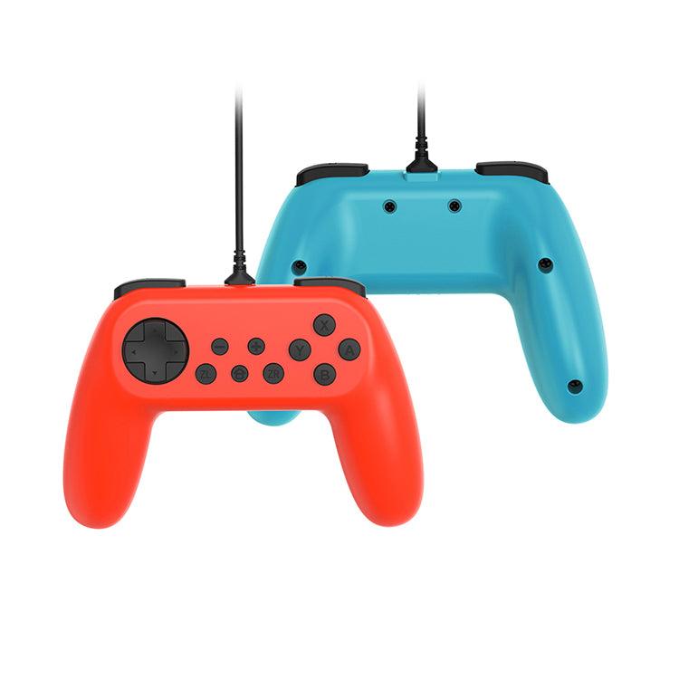 DOBE NSW Wired Controller For N-Switch 1.8 Line Length Neon Red/Neon Blue (TNS-19068)