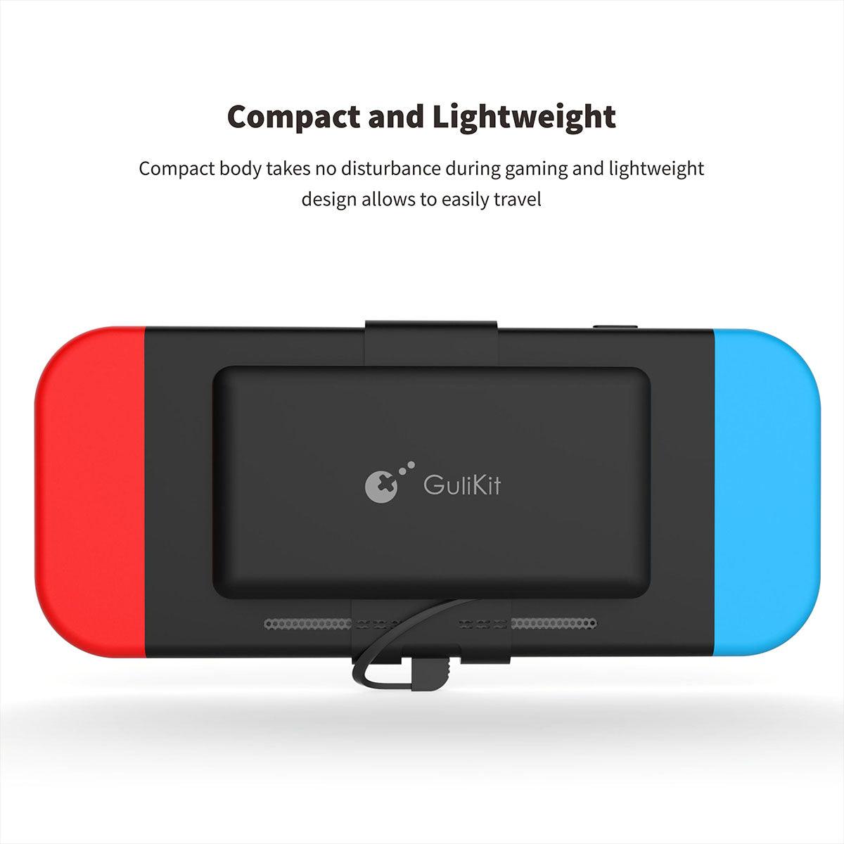 GULIKIT NSW DETACHABLE BACK MOUNT POWER BANK 10000 MAH FOR SWITCH - DataBlitz