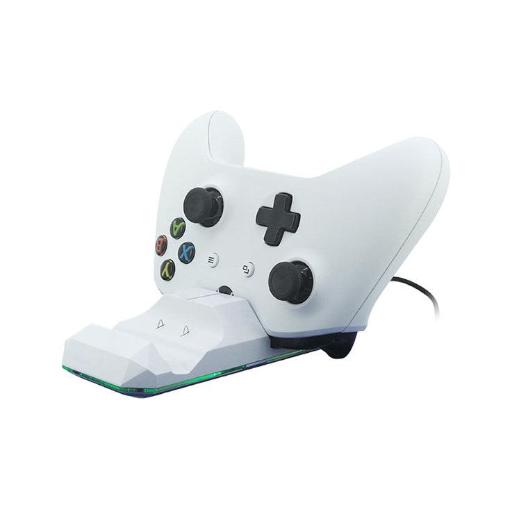 DOBE XBOXONE S DUAL CHARGING DOCK FOR XBOXONE WIRELESS CONTROLLER WHITE (DOBE) TYX-695S - DataBlitz