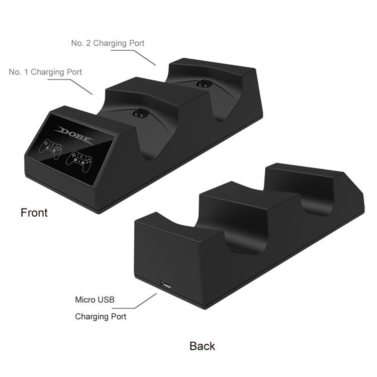 DOBE PS4 DUAL CHARGING DOCK FOR P4 WIRELESS CONTROLLER (PS4/SLIM/PRO) TP4-1822 - DataBlitz